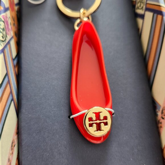 New Tory Burch ballet flat keychain - Picture 2 of 4